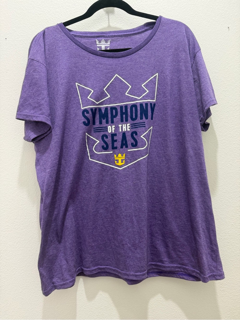 Royal Caribbean Symphony of the Seas Purple Graphic Tee